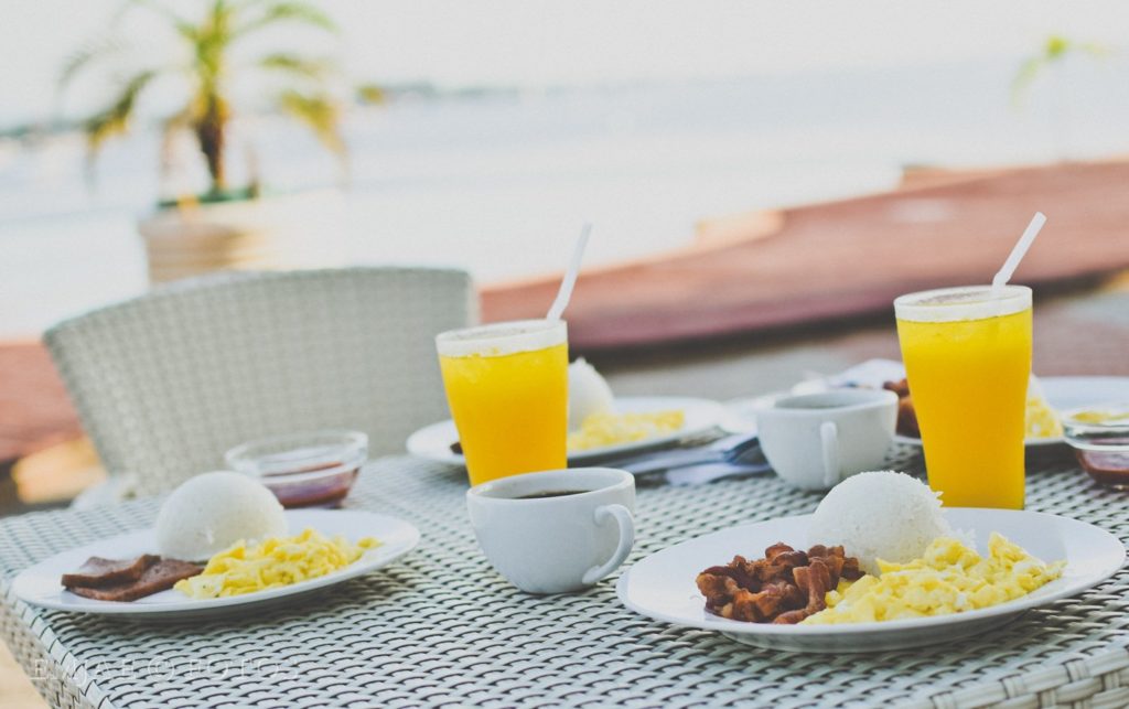 Breakfast Danao Coco Palms Resort