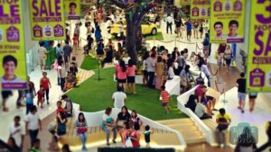 Shoppers Rediscover Life Indoor Parkmall