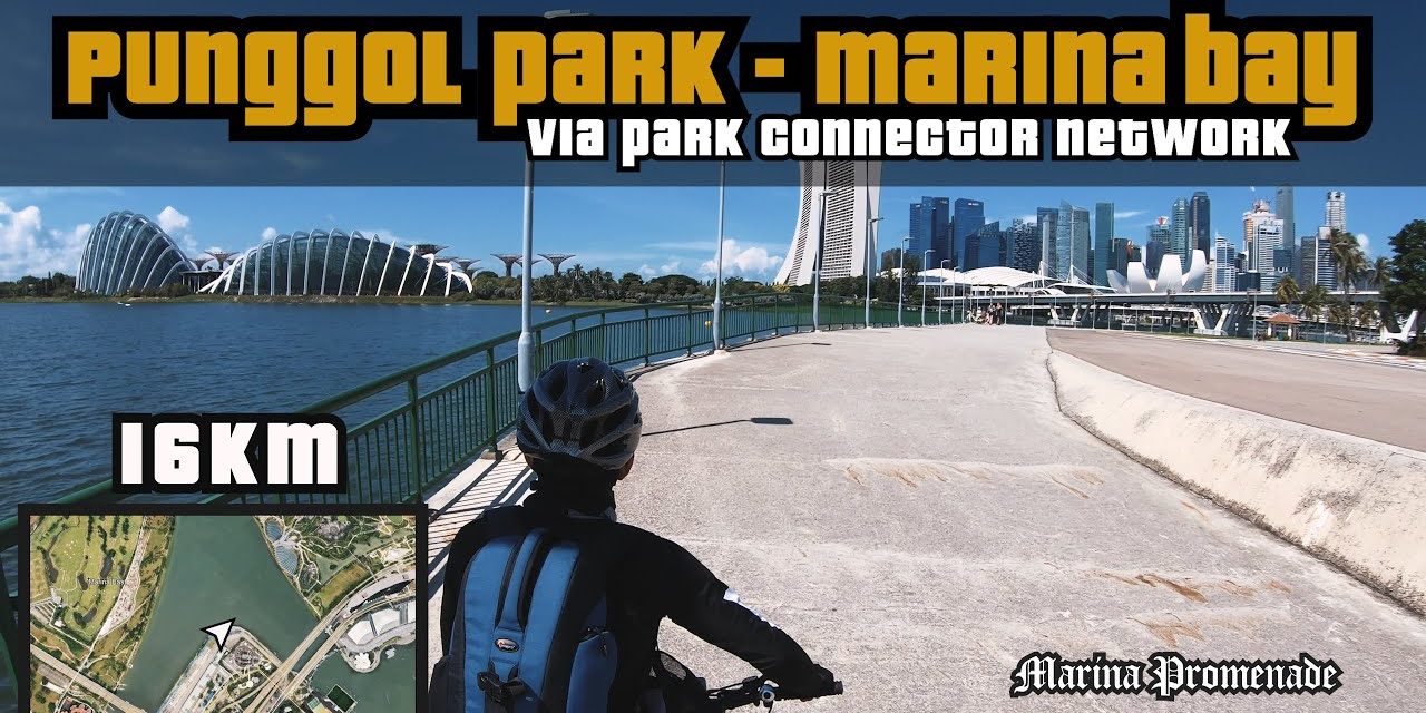 16KM Punggol Park to Marina Bay via PCN (Park Connector Network)